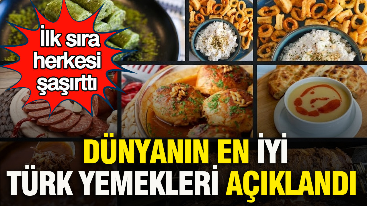 TasteAtlas’tan Şaşırtan Liste: En İyi Türk Yemekleri Belirlendi**